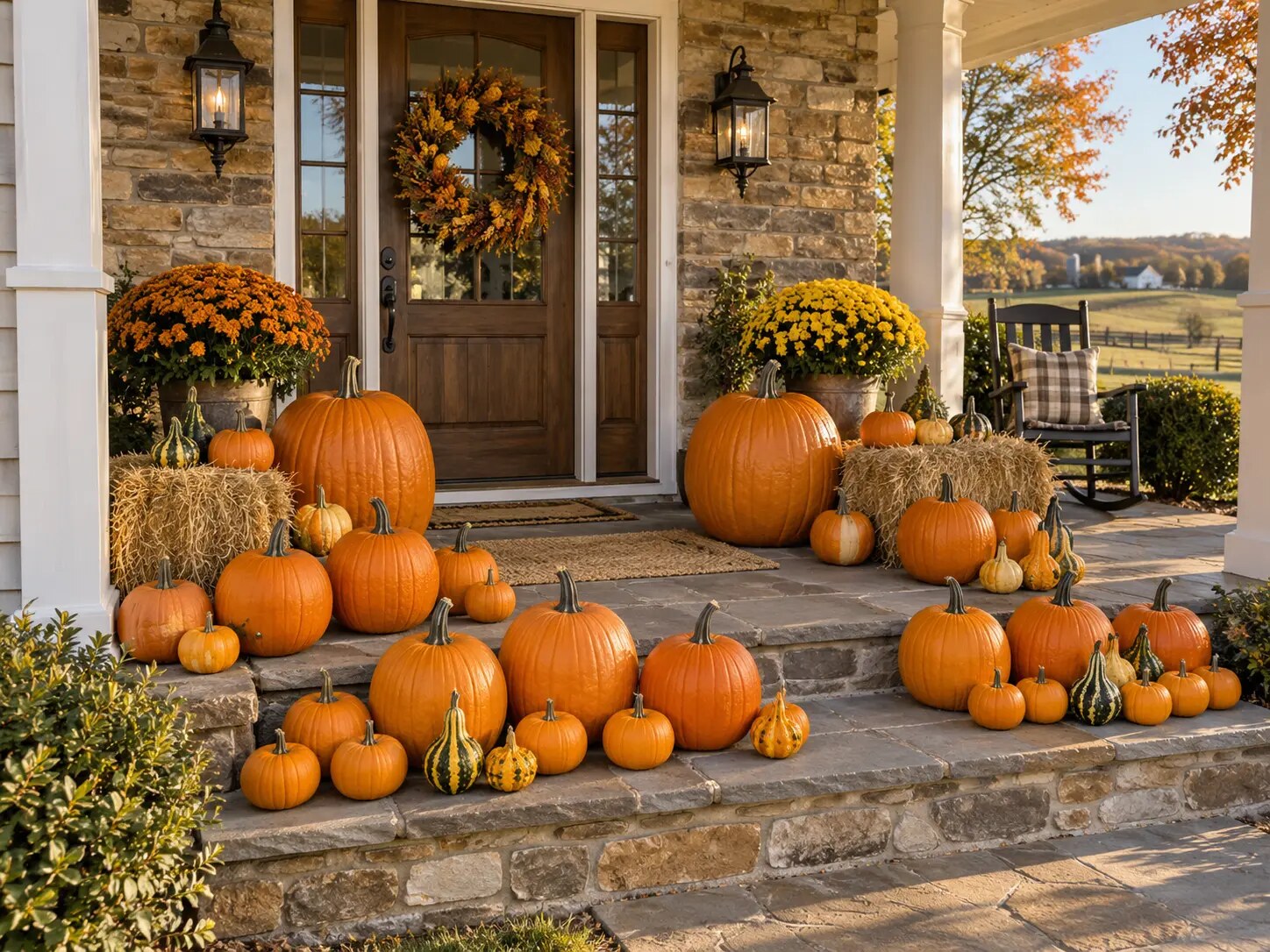 Harvest Deluxe fall porch package inspiration